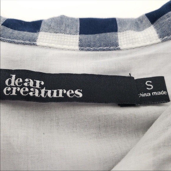 Blue and White Gingham Dress - Picture 5 of 5